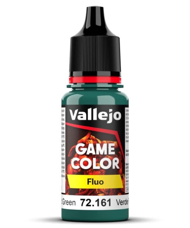 Vallejo Vallejo Game Color (New) 72.161 Fluorescent Cold Green 18ml