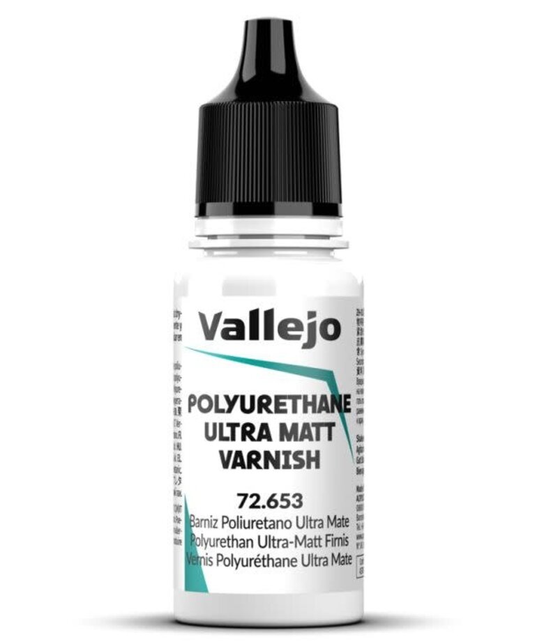 Vallejo Vallejo Game Color (New) 72.653 Ultra Matt Polyurethane Varnish 18ml