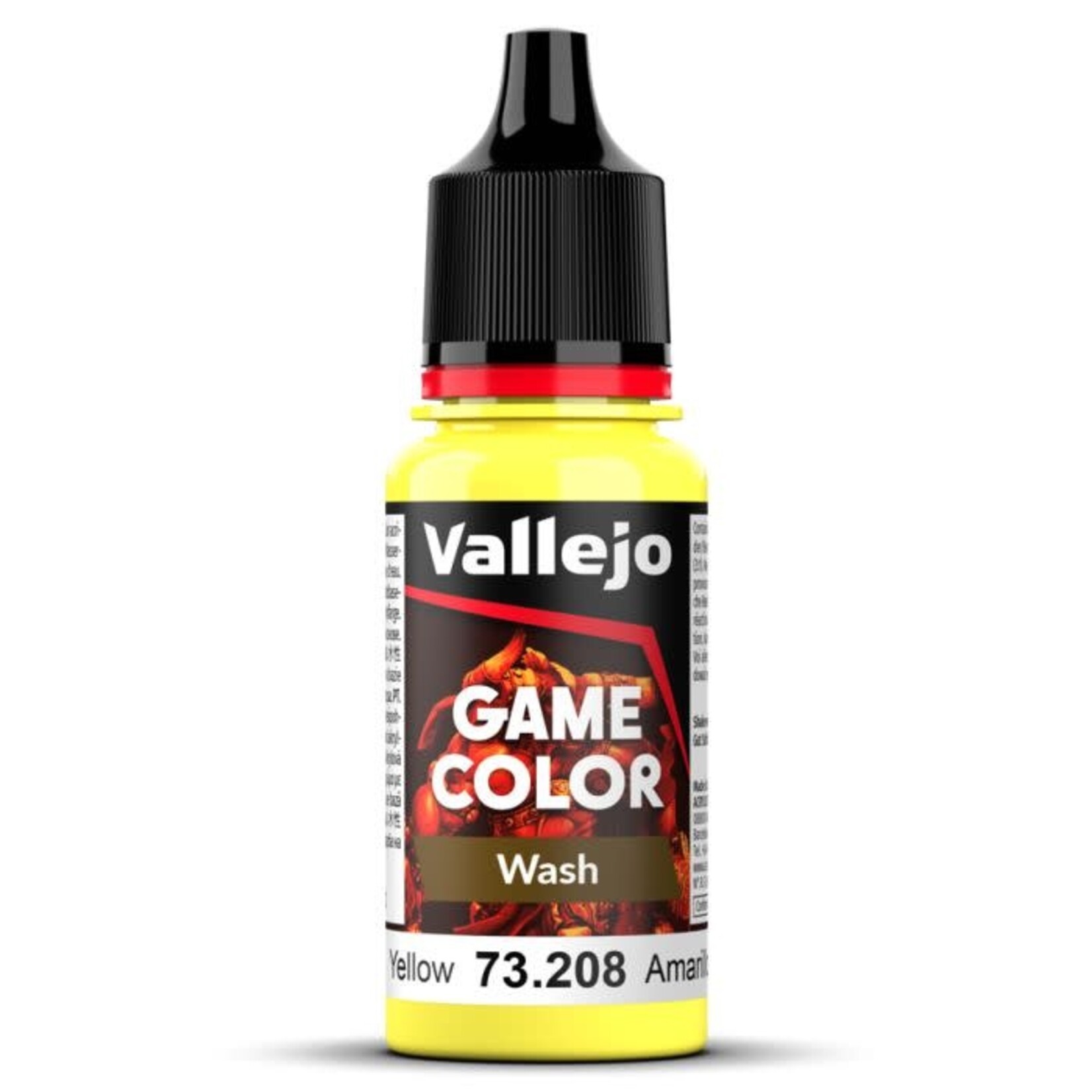 Vallejo Vallejo Game Color (New) 73.208 Yellow Wash 18ml