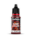 Vallejo Vallejo Game Color 72.011 Gory Red 18ml