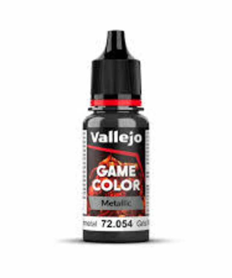 Vallejo Vallejo Game Color Metallic 72.054 Dark Gunmetal 17ml