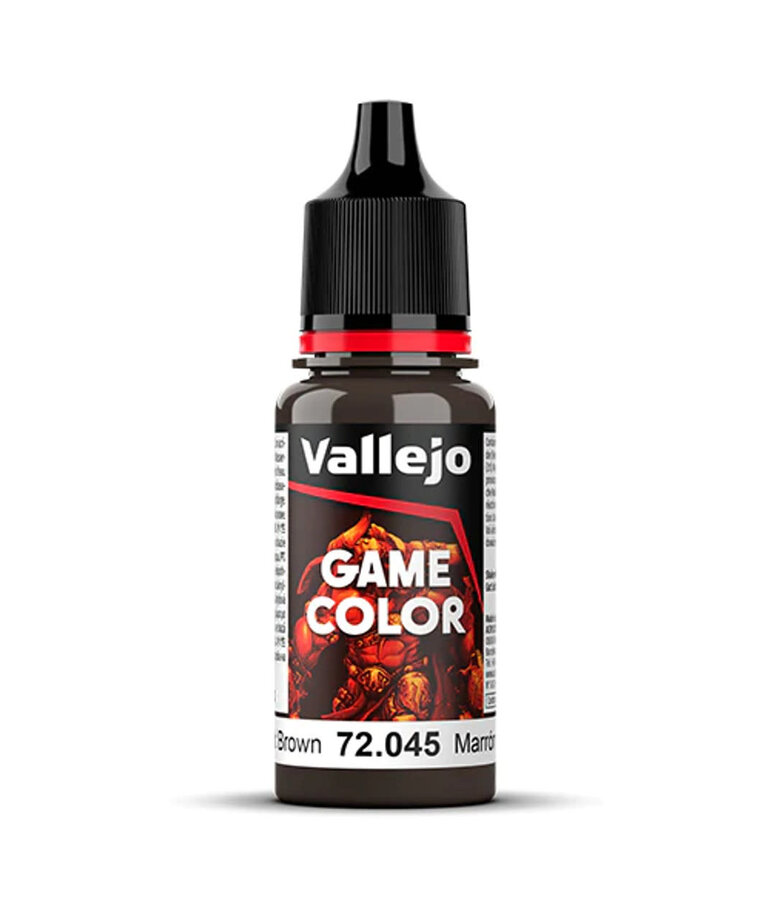 Vallejo Vallejo Game Color 72.045 Charred Brown 18ml