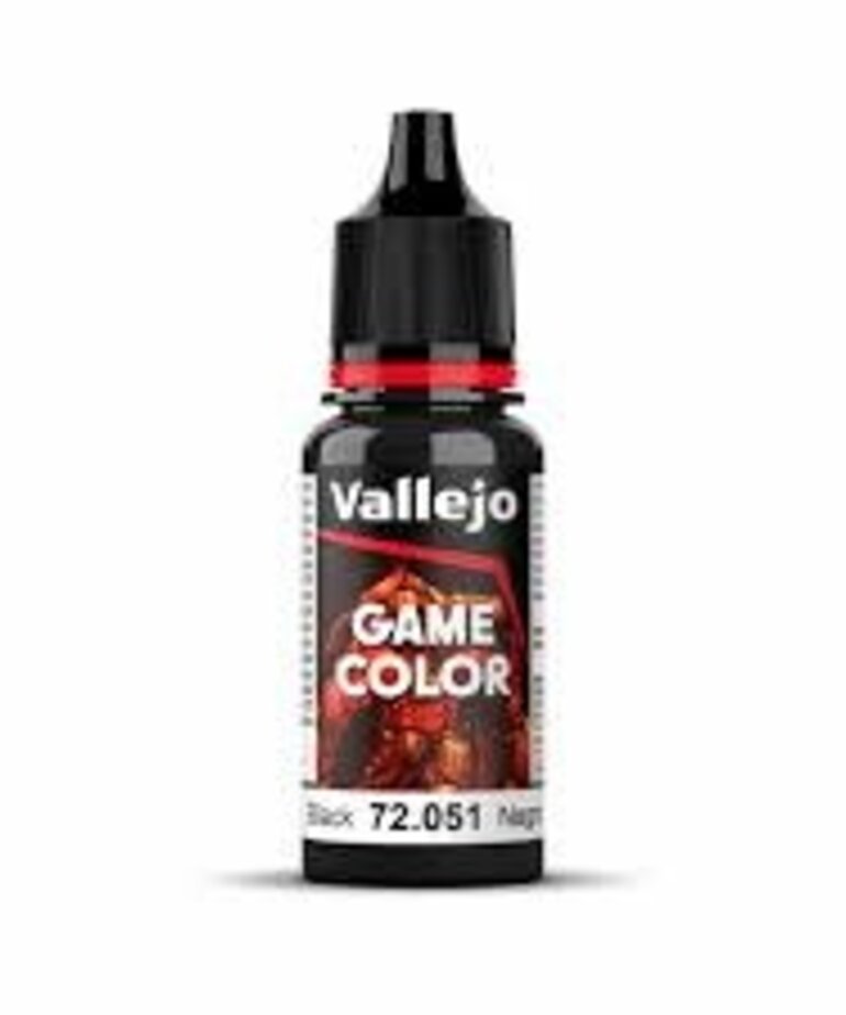 Vallejo Vallejo Game Color 72.051 Black 18ml