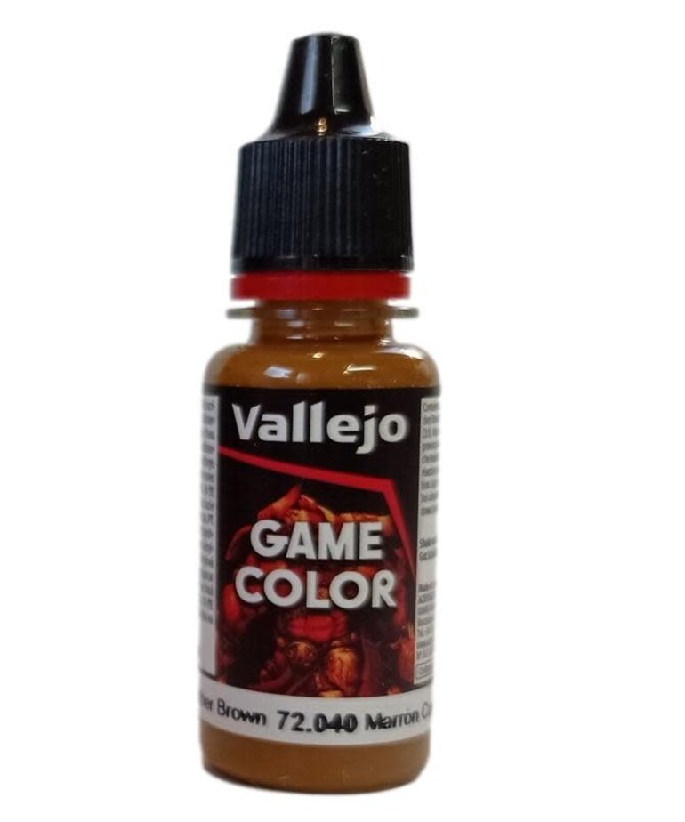 Vallejo Vallejo Game Color 72.040 Leather Brown 18ml