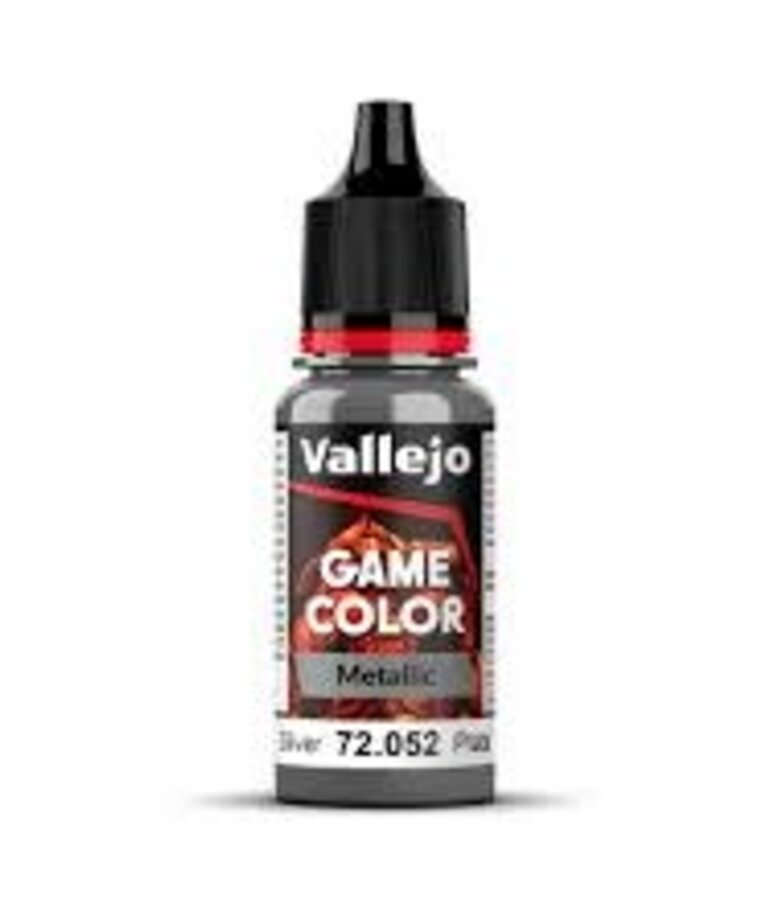 Vallejo Vallejo Game Color Metallic 72.052 Silver 18ml