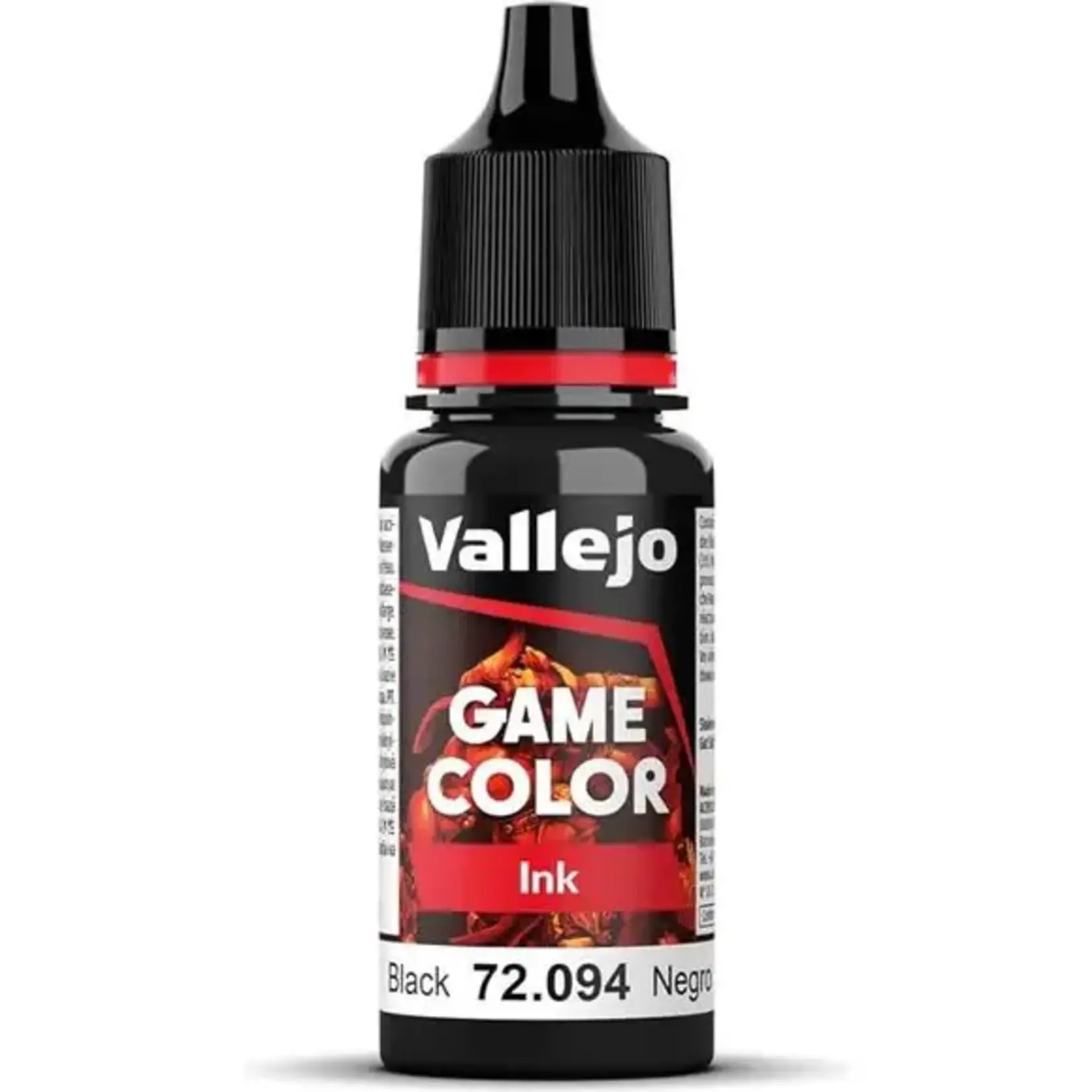 Vallejo Vallejo Game Color 72.094 Black Ink 18ml