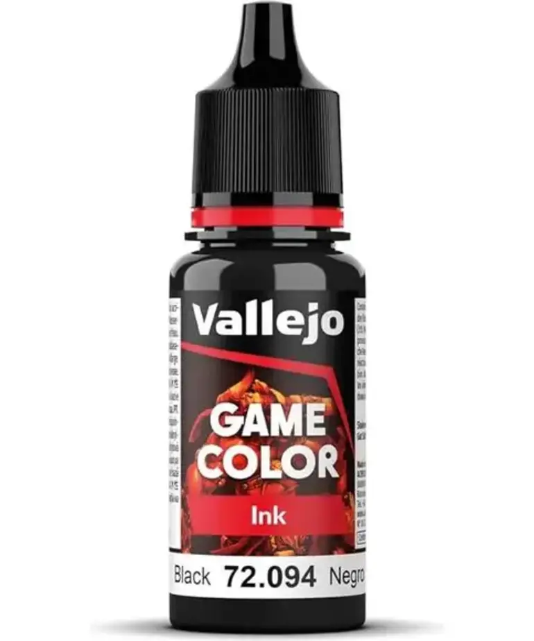 Vallejo Vallejo Game Color 72.094 Black Ink 18ml