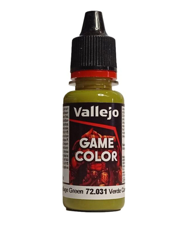 Vallejo Vallejo Game Color 72.031 Camouflage Green 18ml