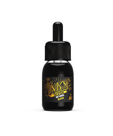 AK Interactive AK16005 The Inks: Black (30ml)