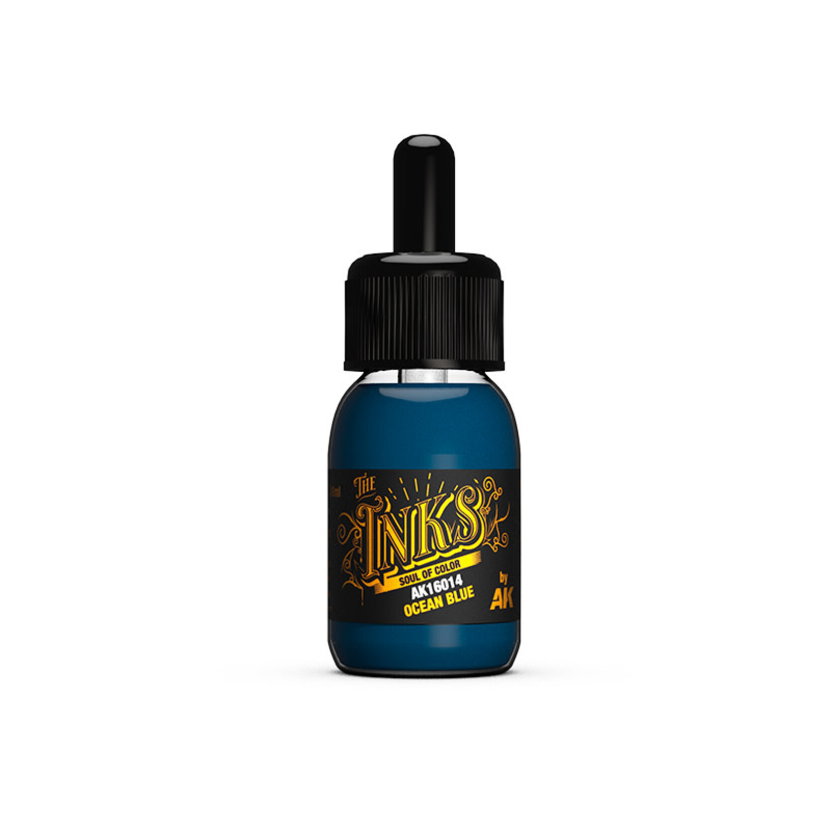 AK Interactive AK16014 The Inks: Ocean Blue (30ml)