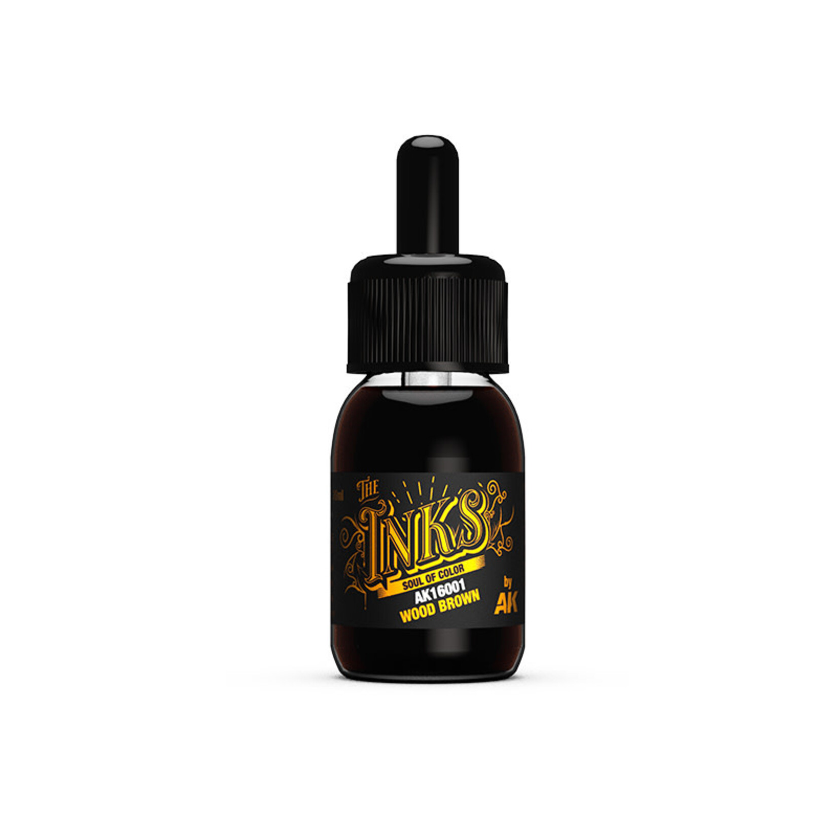 AK Interactive AK16001 The Inks: Wood Brown (30ml)