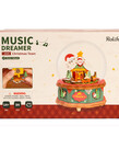 Robotime Rolife DIY Music Box: Christmas Town Music Box