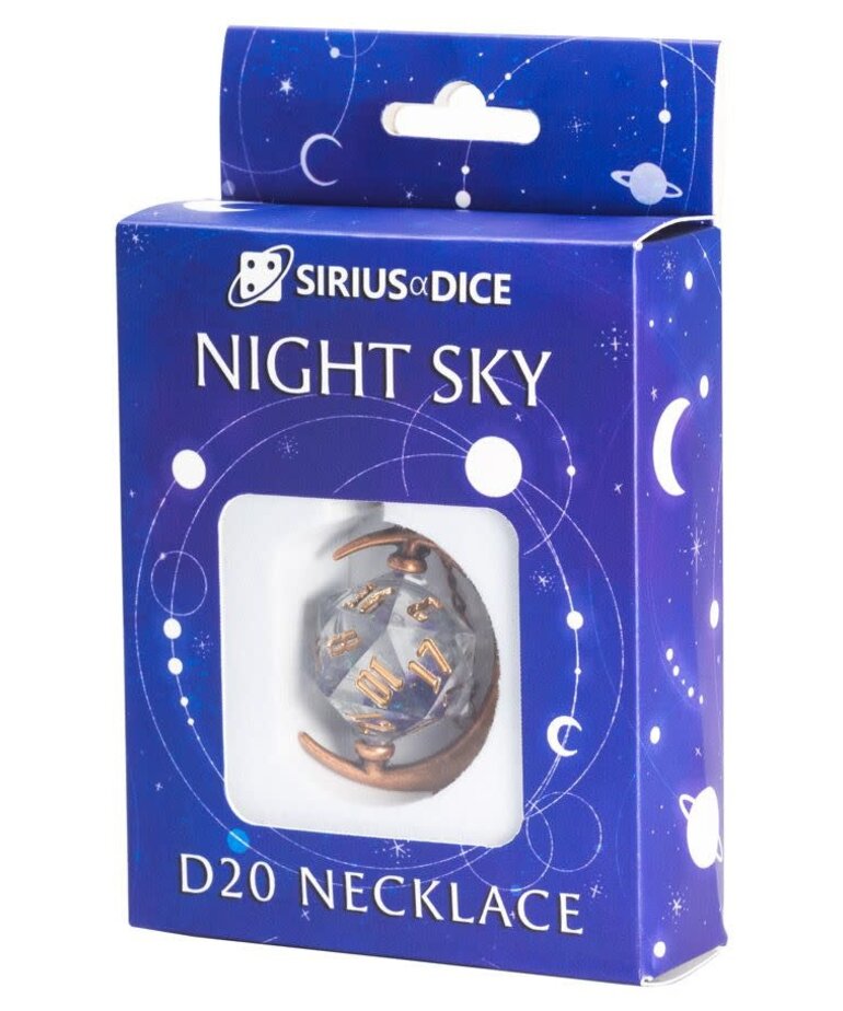 Sirius Dice Necklace: Night Sky