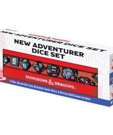 Sirius Dice D&D New Adventurer Set with Black Dice