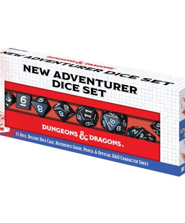 Sirius Dice D&D New Adventurer Set with Black Dice