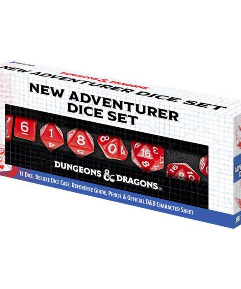 Sirius Dice D&D New Adventurer Set with Red Dice
