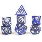 Sirius Dice D&D Adventure Dice: Fighter (Blue)