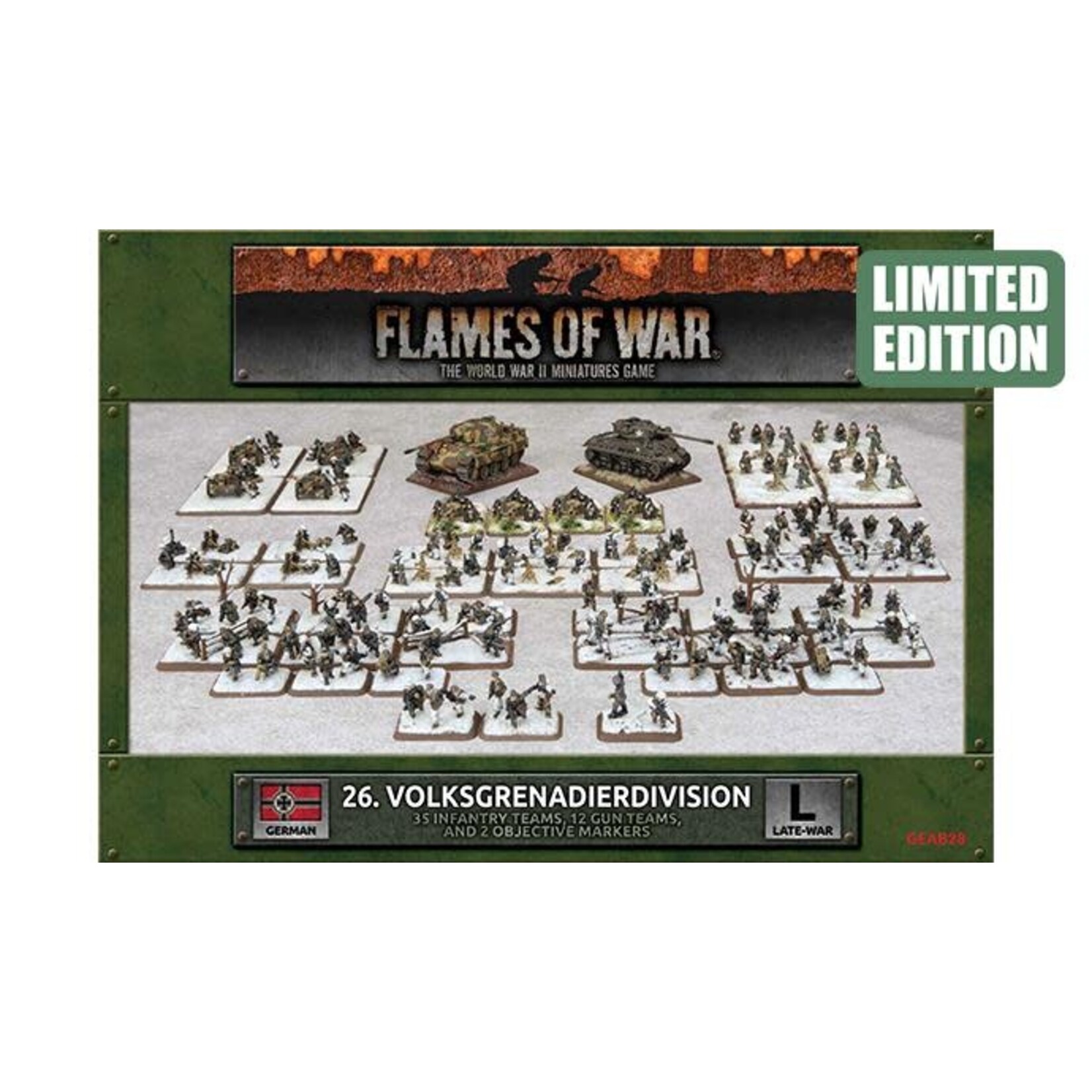 Flames of War Flames of War German: 26. Volksgrenadierdivision  Box Set