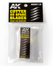 AK Interactive AK9011B Cutter Spare Blades (20) Set