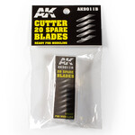 AK Interactive AK9011B Cutter Spare Blades (20) Set