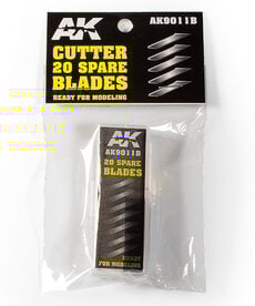 AK Interactive AK9011B Cutter Spare Blades (20) Set
