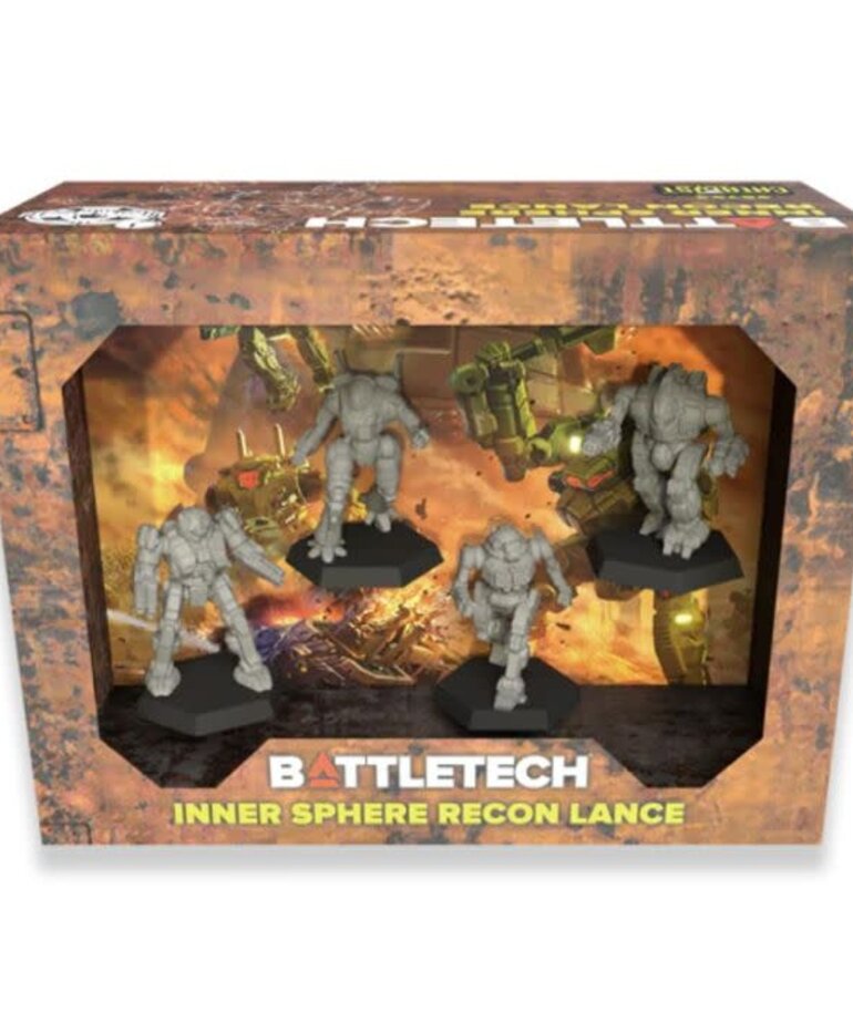 Catalyst Battletech: Mercenaries Force Pack: Inner Sphere Recon Lance (4)