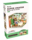 Robotime Rolife DIY Miniature Dollhouse Kit: Blooming Tea Garden