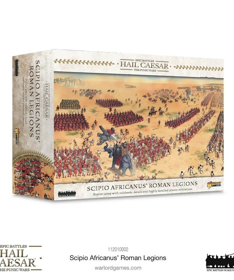 Warlord Games (Epic) Hail Caesar Scipio Africanus' Roman Legions (The Punic Wars)