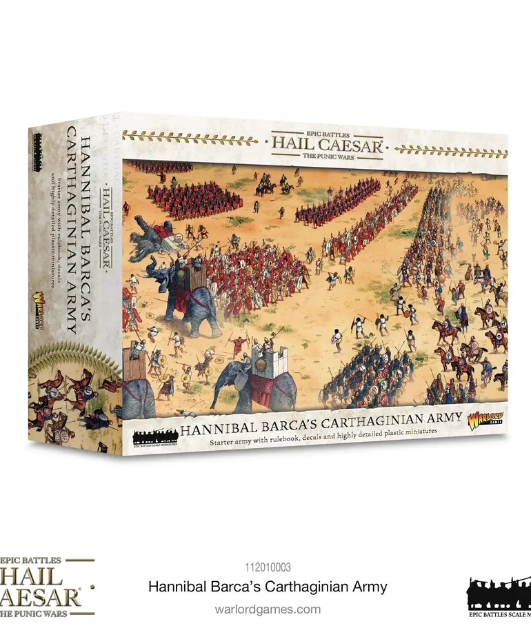 Warlord Games (Epic) Hail Caesar Hannibal Barca's Carthaginian Army (The Punic Wars)
