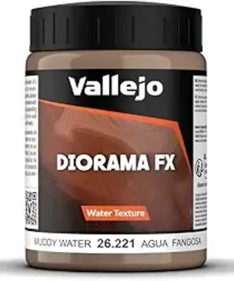 Vallejo Vallejo Water: Muddy Water 200ml (Paste)