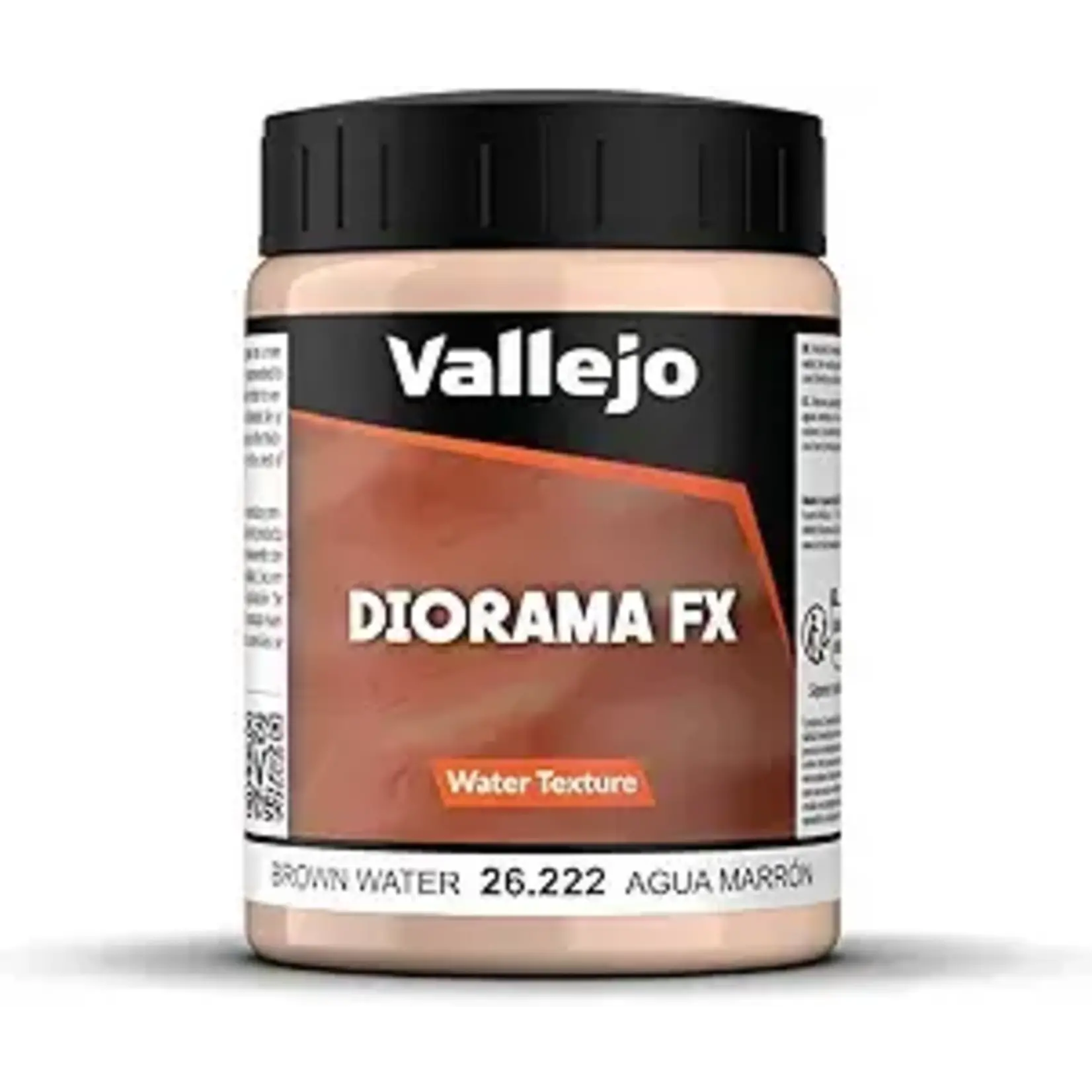 Vallejo Vallejo Water: Brown Water 200ml (Paste)