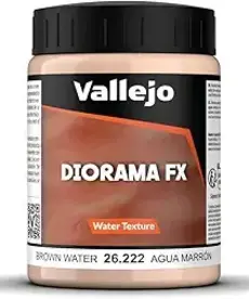 Vallejo Vallejo Water: Brown Water 200ml (Paste)