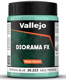 Vallejo Vallejo Water: Tropical Blue 200ml (Paste) Vallejo Vallejo Water: Tropical Blue 200ml (Paste)