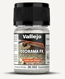 Vallejo Vallejo Diorama FX: Alcaline White 1-2mm (60g) Vallejo Vallejo Diorama FX: Alcaline White 1-2mm (60g)