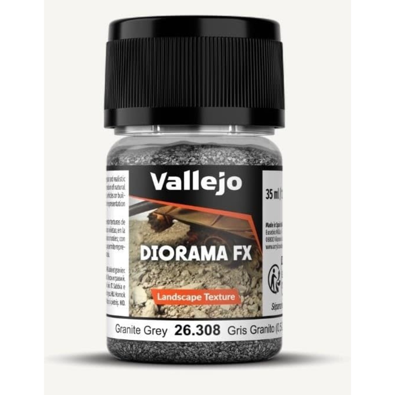 Vallejo Vallejo Diorama FX: Granite Grey .5-2mm (60g)