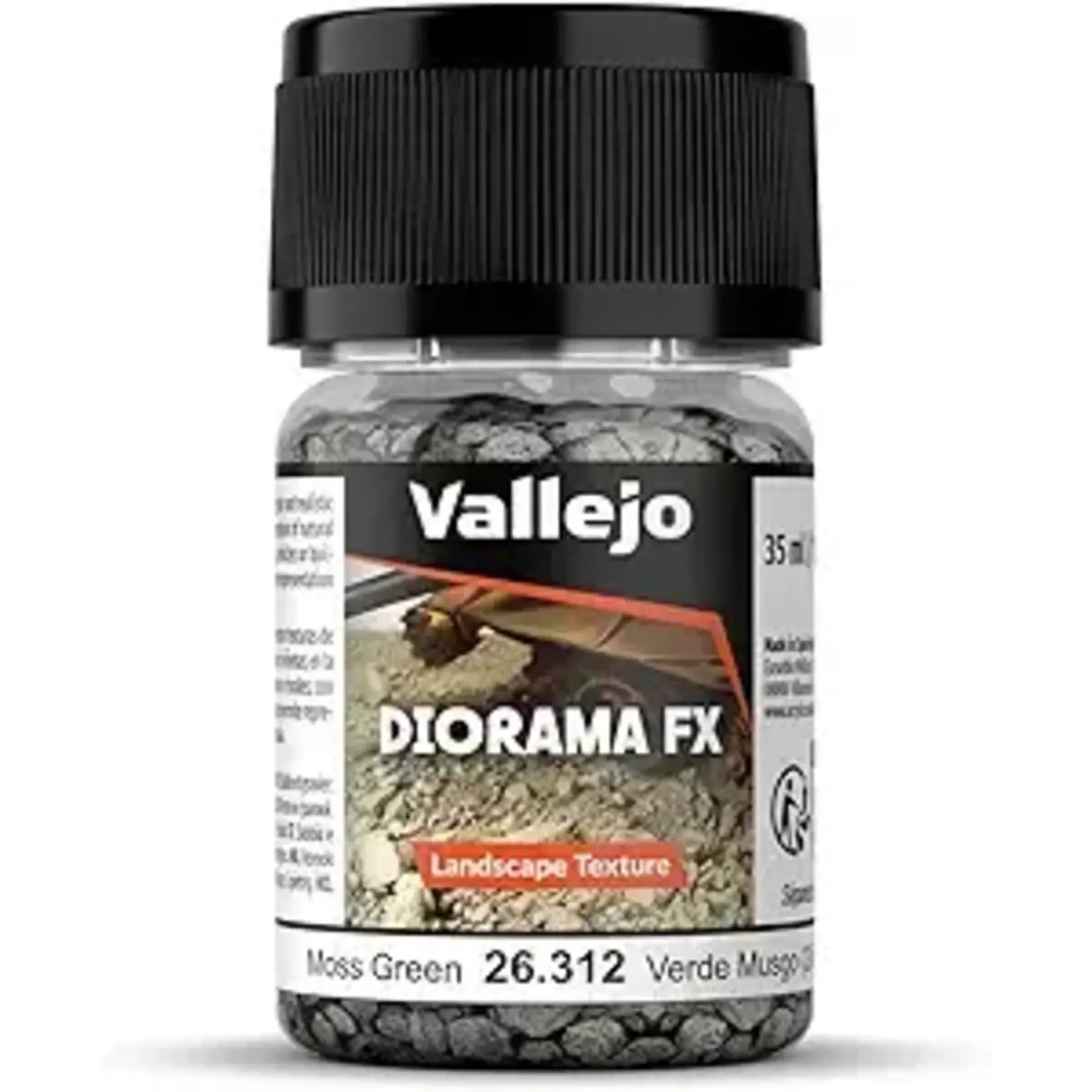 Vallejo Vallejo Diorama FX: Moss Green 2-5mm (60g)