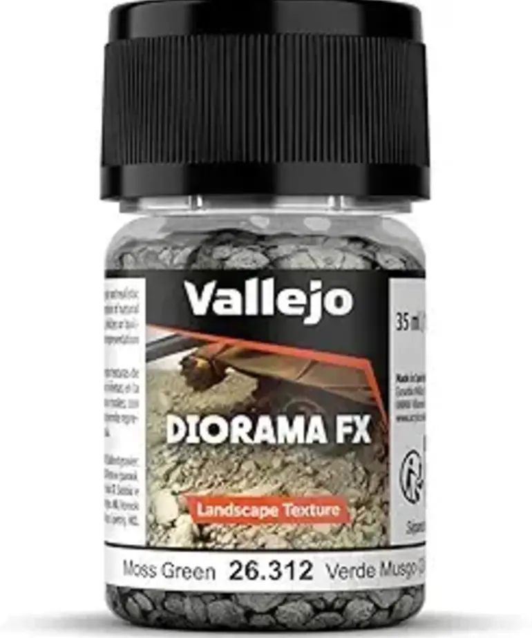 Vallejo Vallejo Diorama FX: Moss Green 2-5mm (60g)