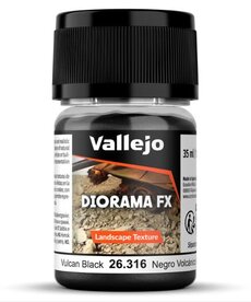 Vallejo Vallejo Diorama FX: Vulcan Black .1-.6mm (60g) Vallejo Vallejo Diorama FX: Vulcan Black .1-.6mm (60g)