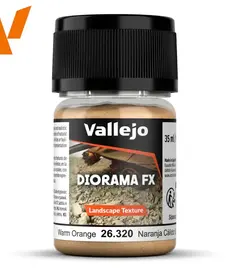 Vallejo Vallejo Diorama FX: Warm Orange .1-1mm (60g) Vallejo Vallejo Diorama FX: Warm Orange .1-1mm (60g)