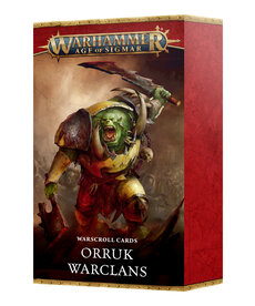 Age of Sigmar Age of Sigmar: Orruk Warclans: Warscroll Cards