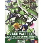 Bandai Gundam ZGMF-1000 Zaku Warrior + Blaze Wizard & Gundam Wizard