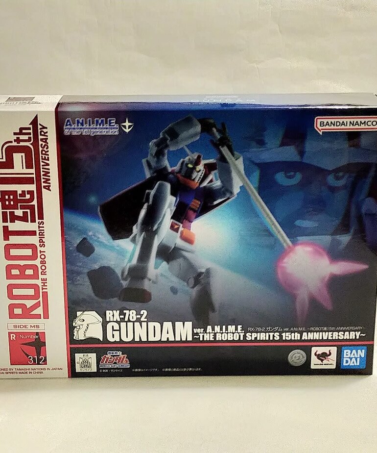 Bandai Bandai ROBOT SPIRITS RX-78-2 GUNDAM VER. A.N.I.M.E. 15TH ANNIVERSARY