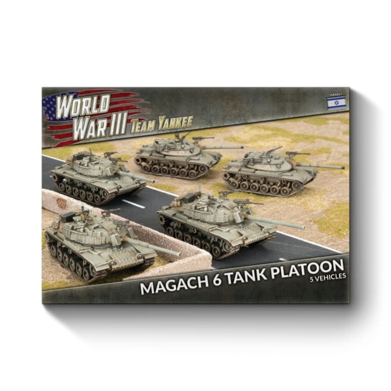 Team Yankee Team Yankee: Israeli: Magach 6 (Blazer) Tank Platoon (5)