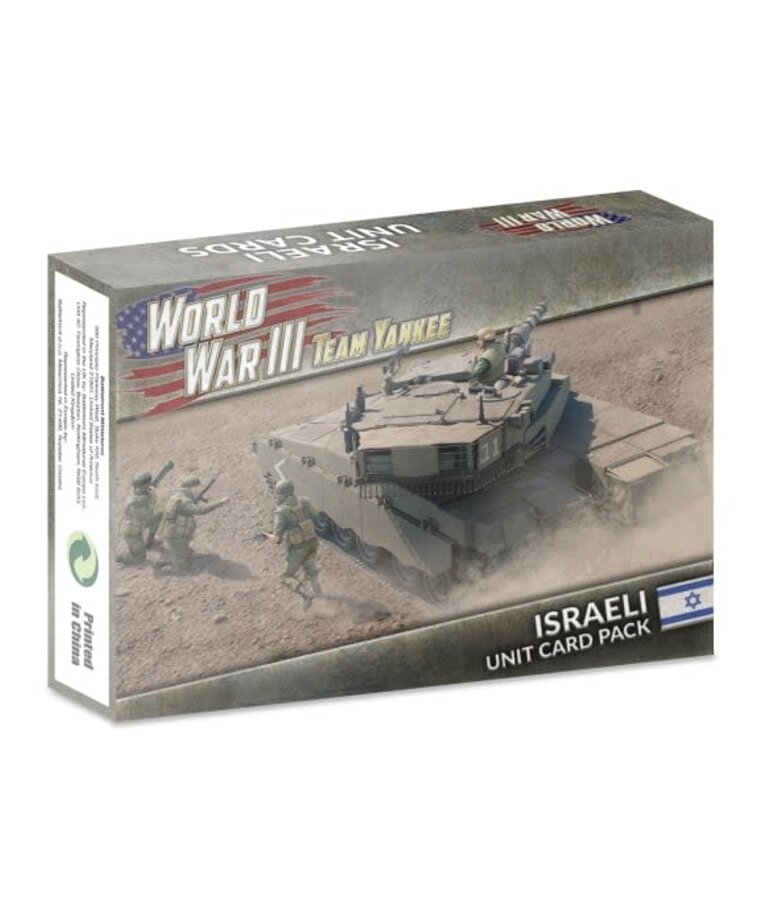 Team Yankee WW3: Team Yankee: Israeli: Unit Card Pack