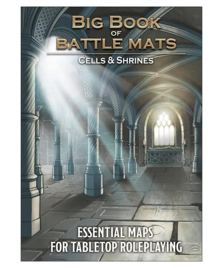 Loke Battlemats Big Book of Battle Mats: Cells & Shrines