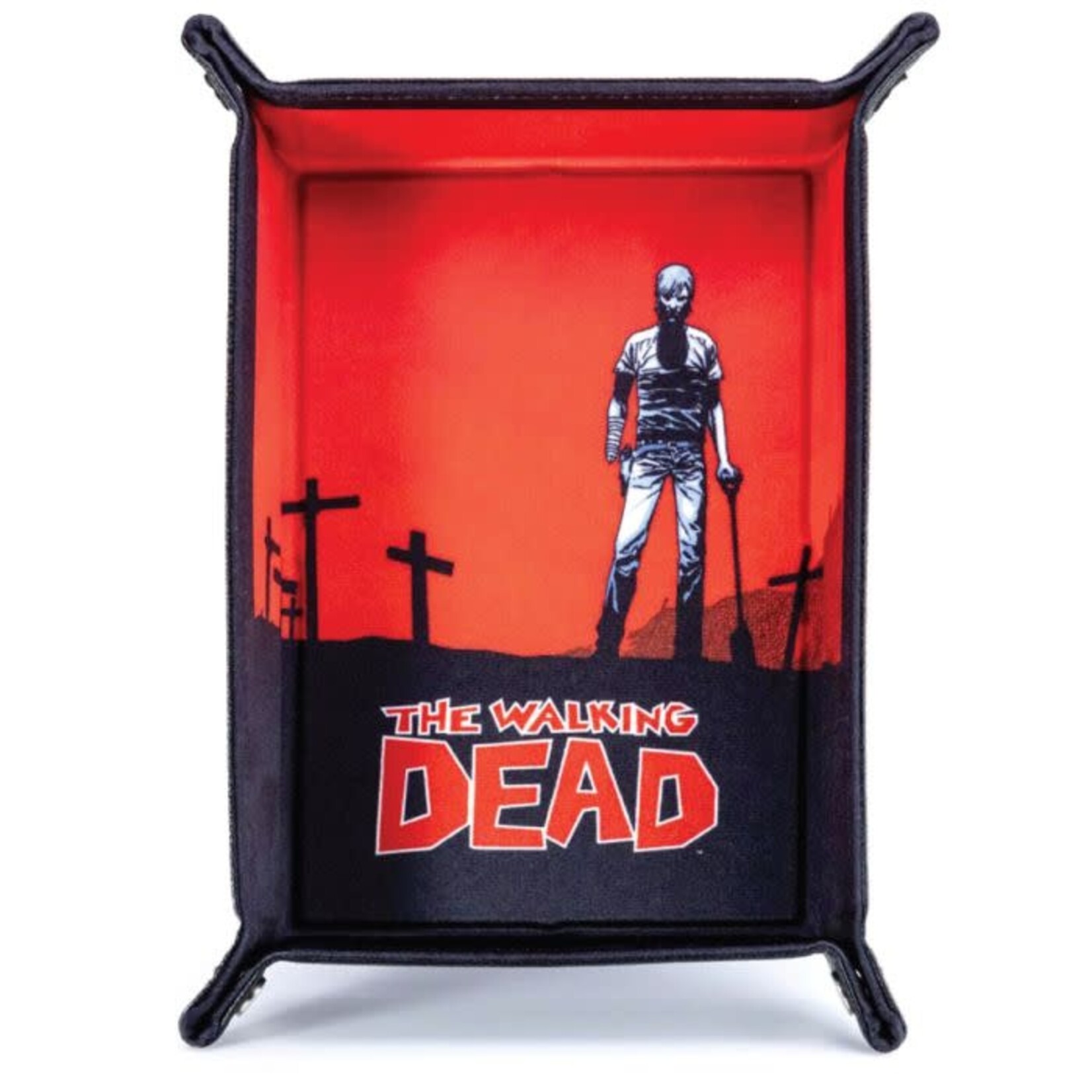 Metallic Dice Games MDG Folding Dice Tray: The Walking Dead