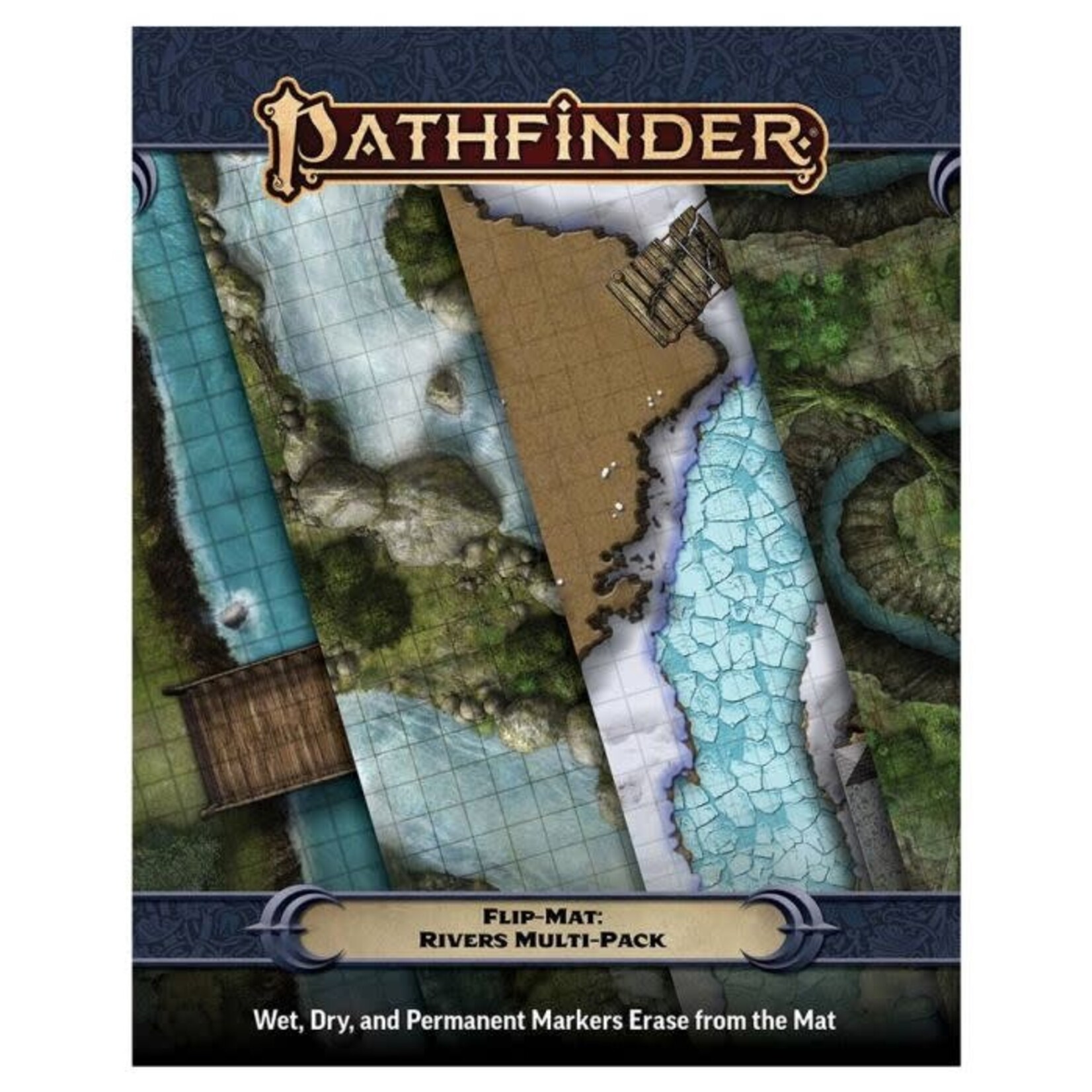 Paizo Pathfinder 2e Flip-Mat Rivers Multi-Pack