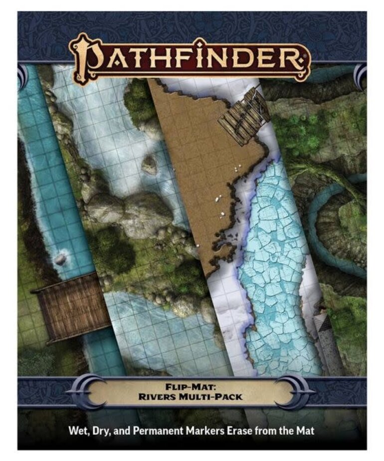 Paizo Pathfinder 2e Flip-Mat Rivers Multi-Pack