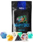 Metallic Dice Games MDG Fanroll Mystery Misfit: Resin Polyhedral Dice Set Metallic Dice Games MDG Fanroll Mystery Misfit: Resin Polyhedral Dice Set