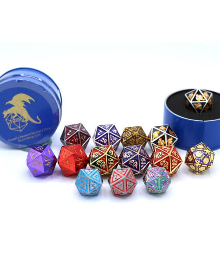 Hymgho Premium Gaming Hymgho d20 Quest's Reward Mystery Solid Metal